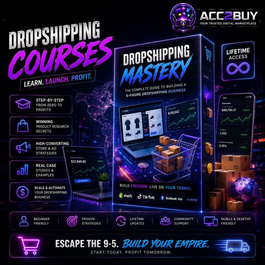 Listing image for Buy Dropshipping Course — Dropshipping Course at ACC2BUY
