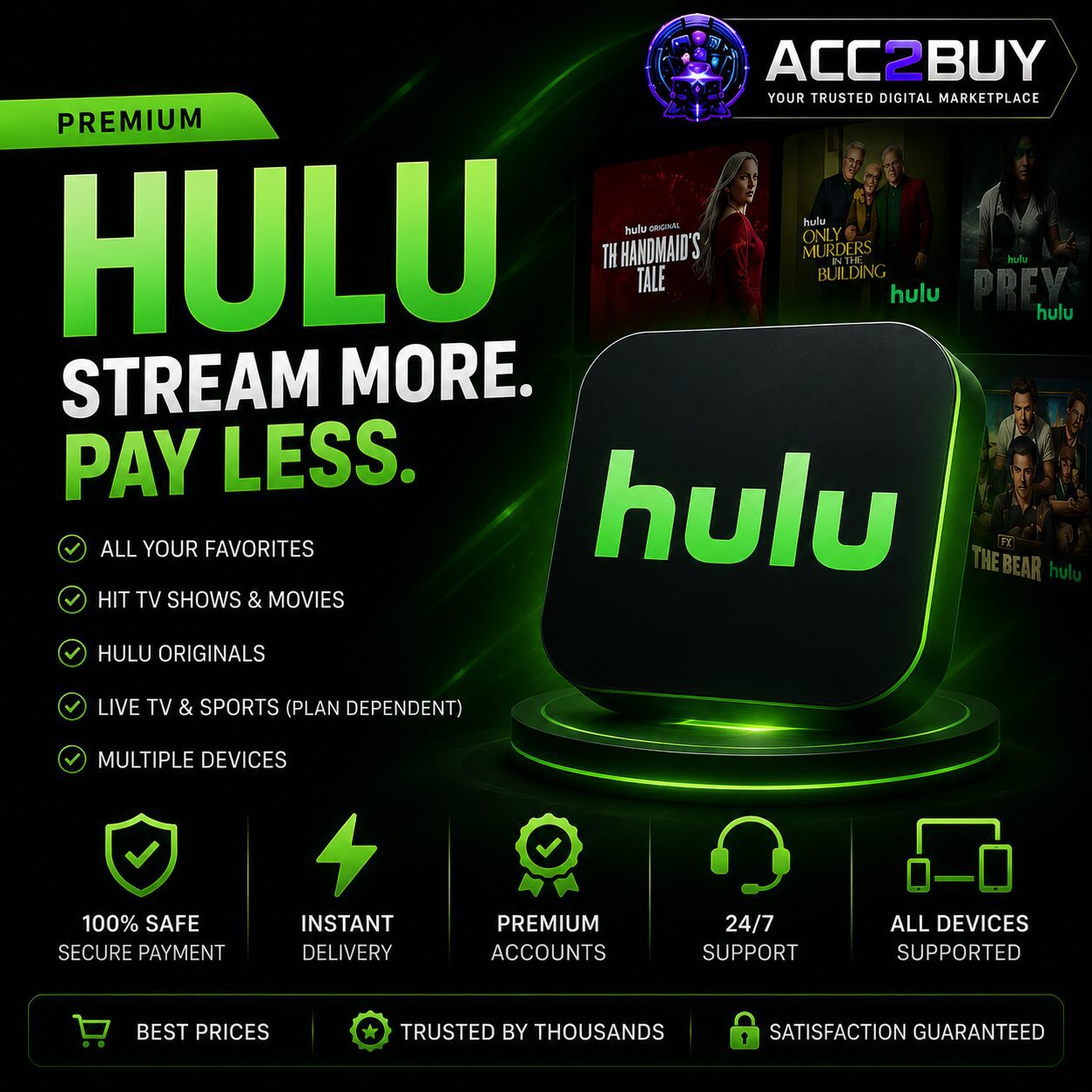 Hulu — ACC2BUY