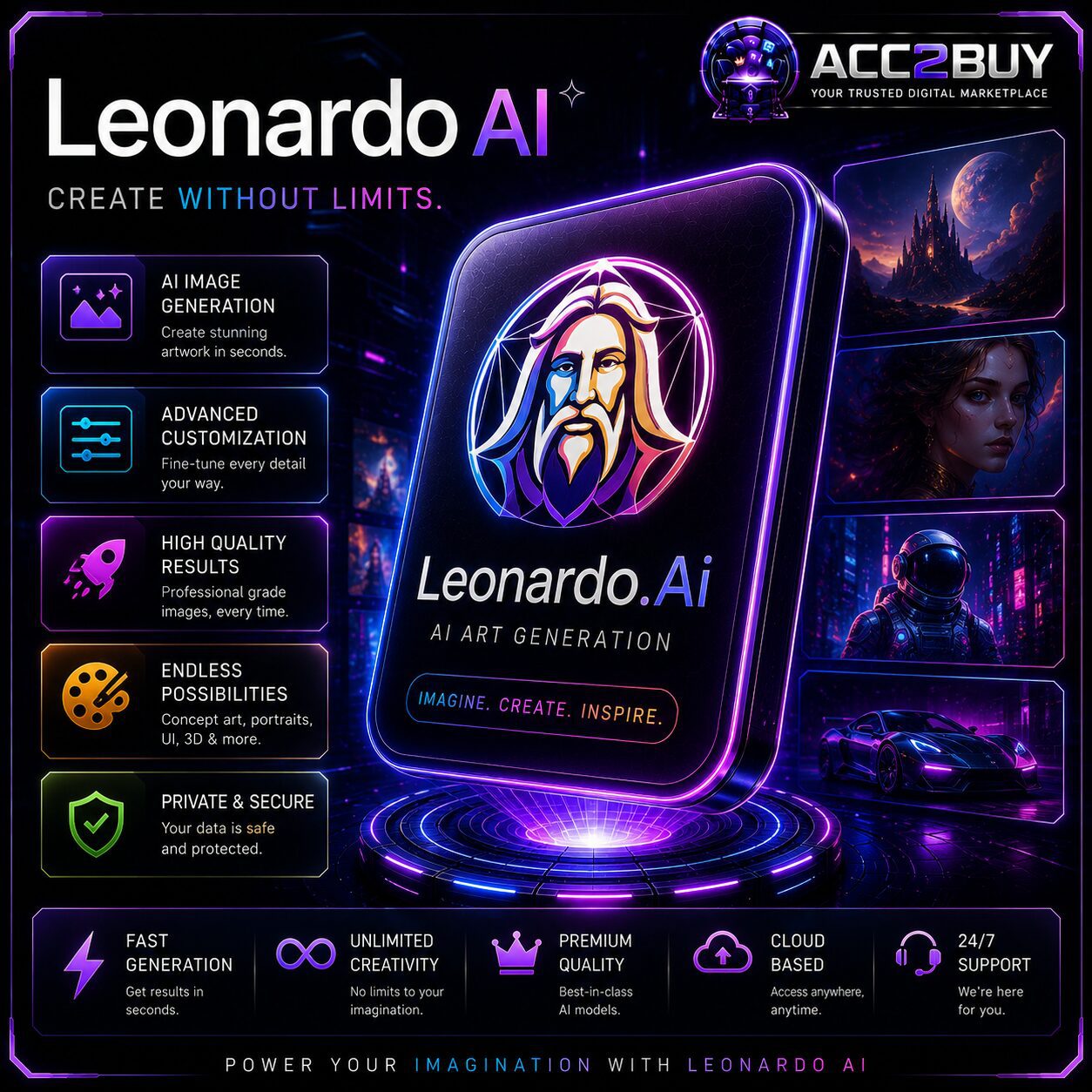 Leonardo AI — ACC2BUY