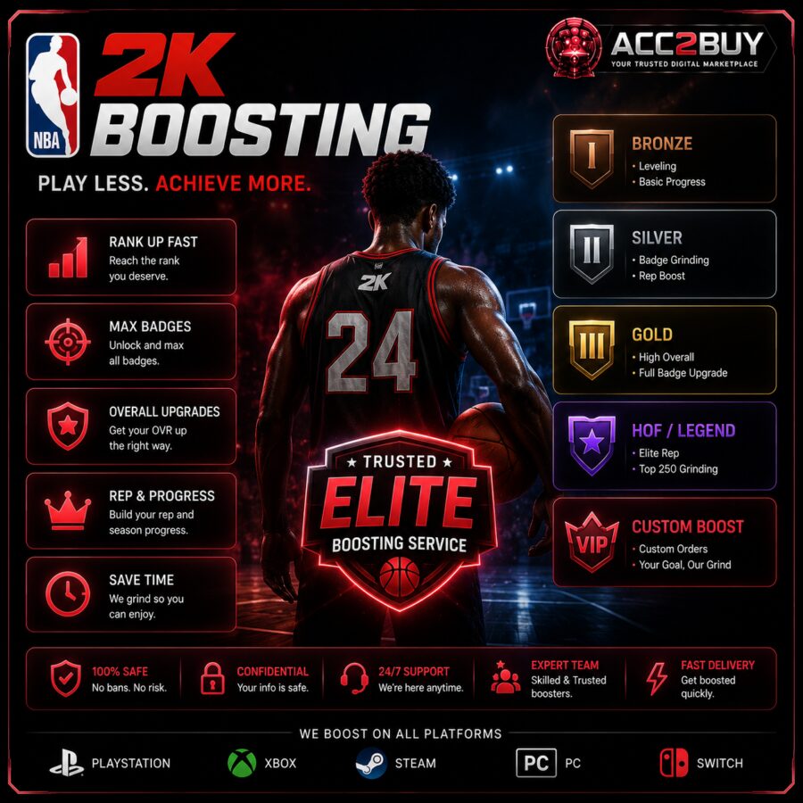 NBA 2k BOOSTING — Gaming listing image, ACC2BUY