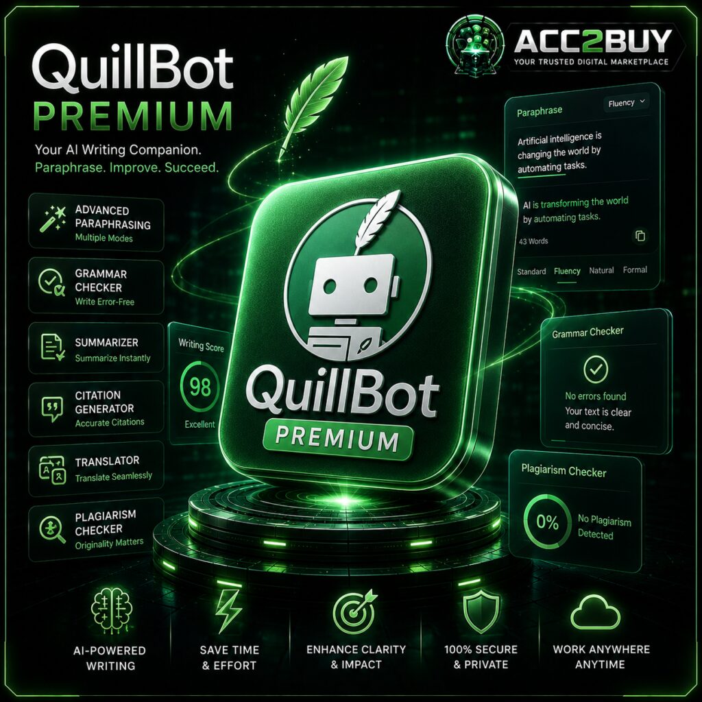 QuillBot Premium — the Buy QuillBot Premium listing image at ACC2BUY