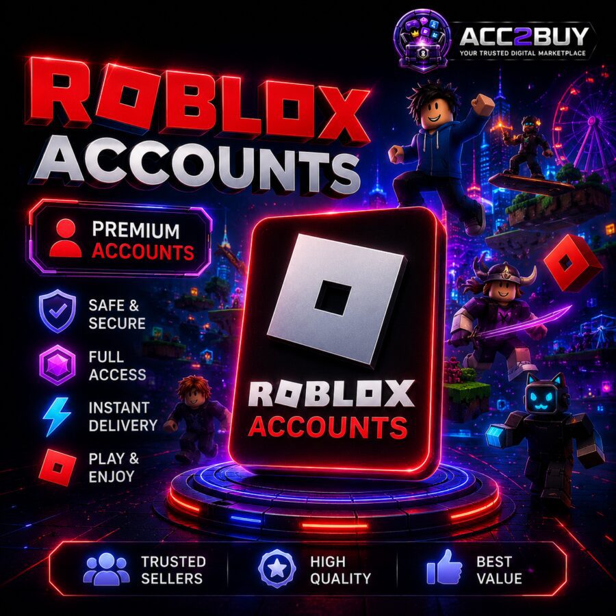 Buy Roblox Account: Roblox Accounts product photo from the ACC2BUY Gaming range
