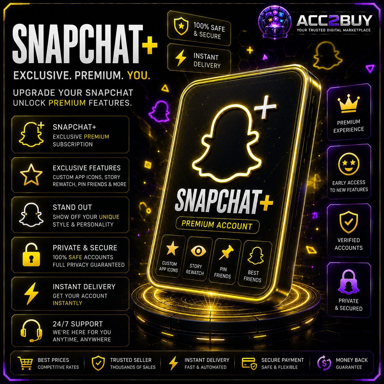 Snapchat Followers — ACC2BUY