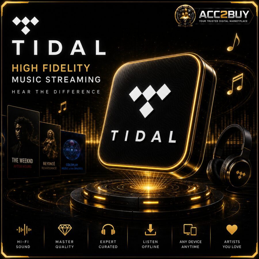 Listing image for Tidal Account — Tidal HiFi at ACC2BUY