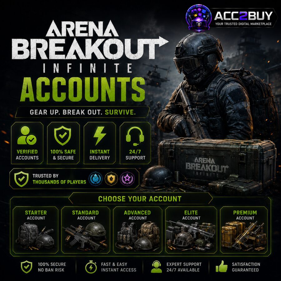 Arena Breakout Infinite Accounts — Gaming listing image, ACC2BUY