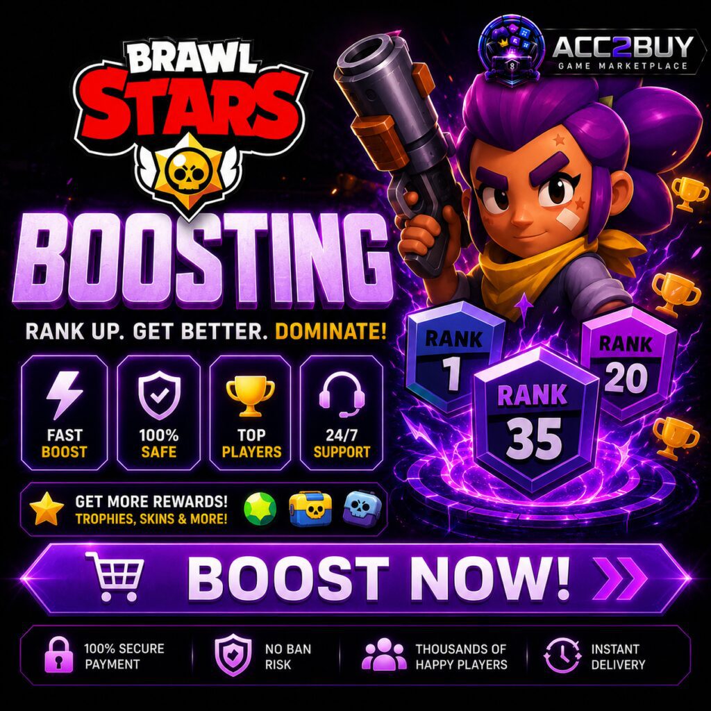 Brawl Stars Boosting product photo — part of ACC2BUY's Gaming catalog
