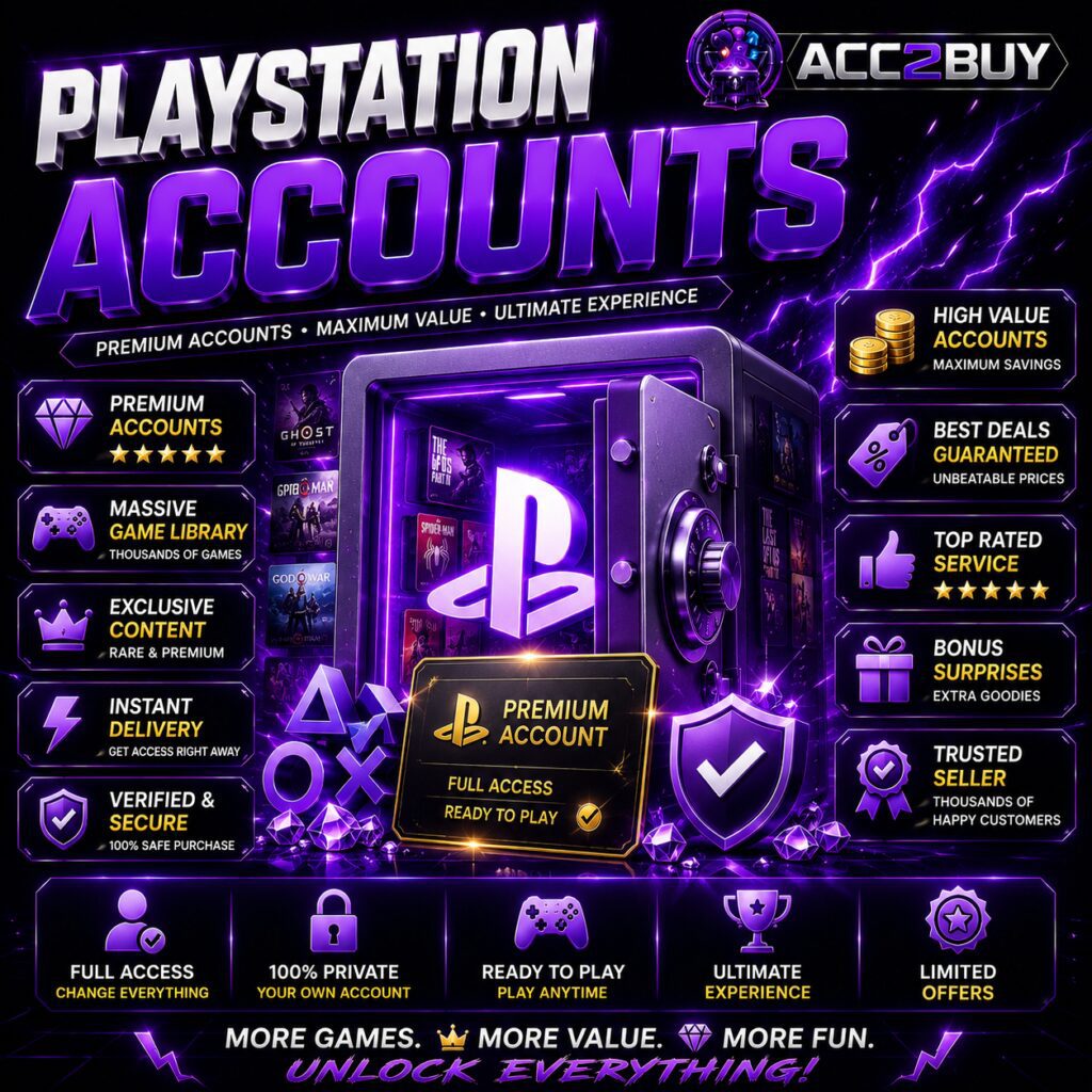 Listing image for Buy PlayStation Account — PlayStation Accounts at ACC2BUY