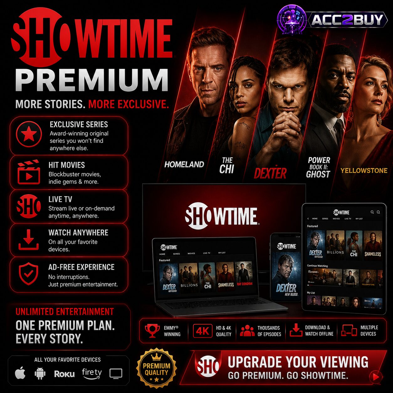 Showtime Premium — ACC2BUY