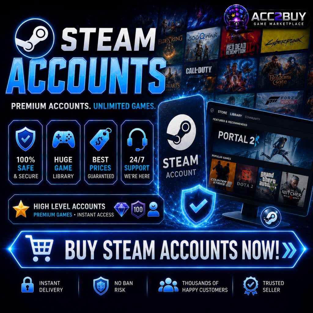 Steam Accounts — the Steam Accounts Buy listing image at ACC2BUY