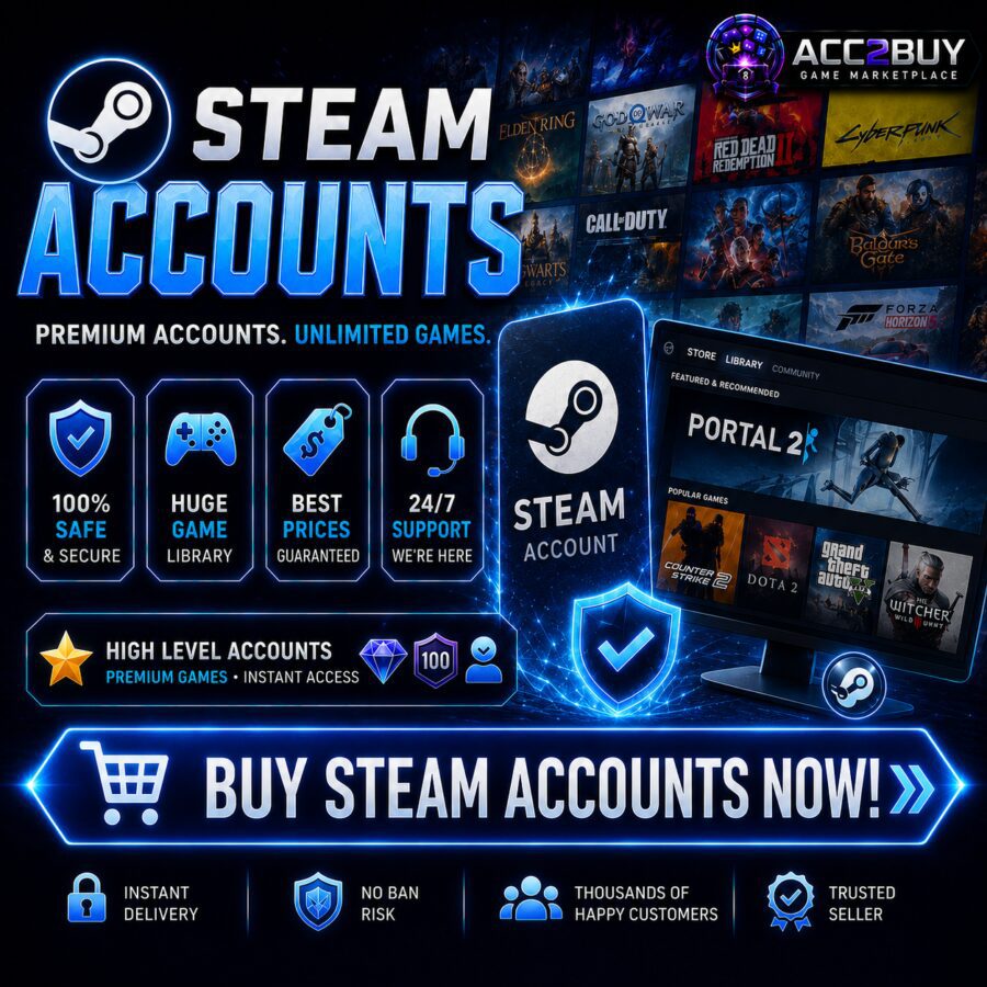 Steam Accounts — the Steam Accounts Buy listing image at ACC2BUY