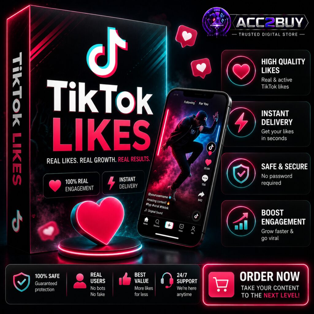 Buy TikTok Likes: TikTok Likes product photo from the ACC2BUY Marketing range