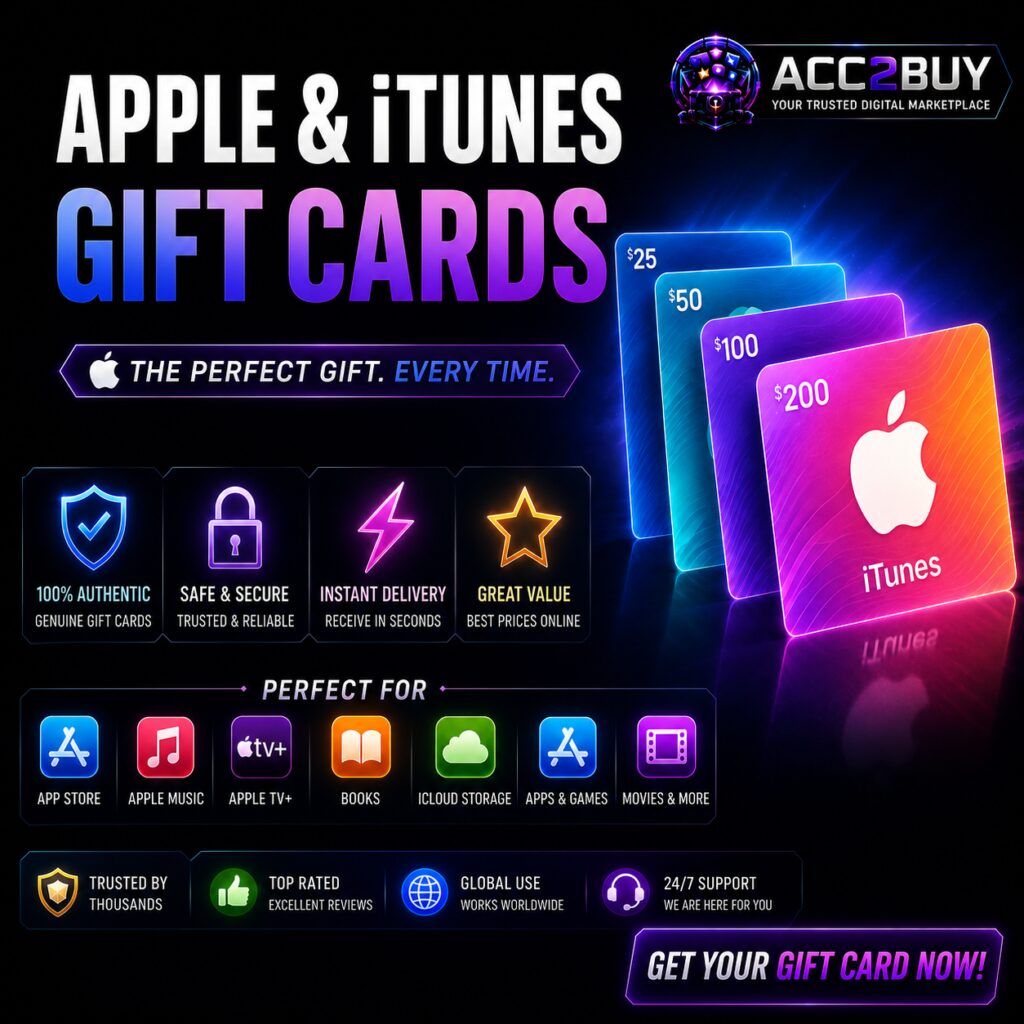 Buy Apple Card: Apple Gift Card product photo from the ACC2BUY Others range